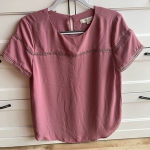 LOFT Pink Blouse